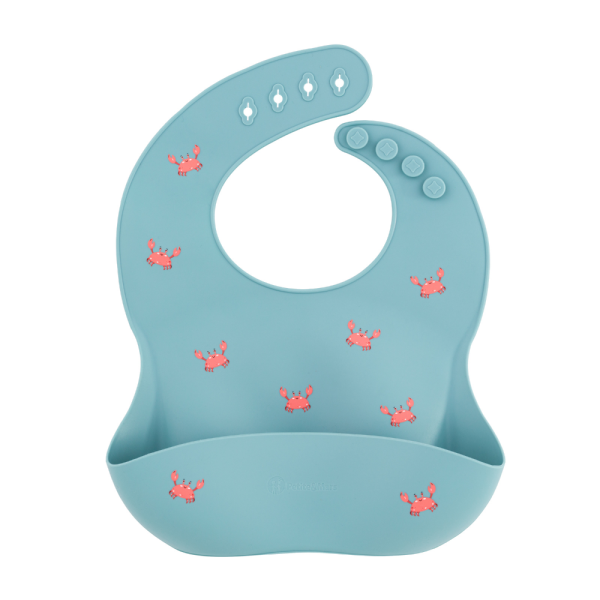 PETITE&MARS Bryndák silikonový Take&Match Sea Crabs 6m+