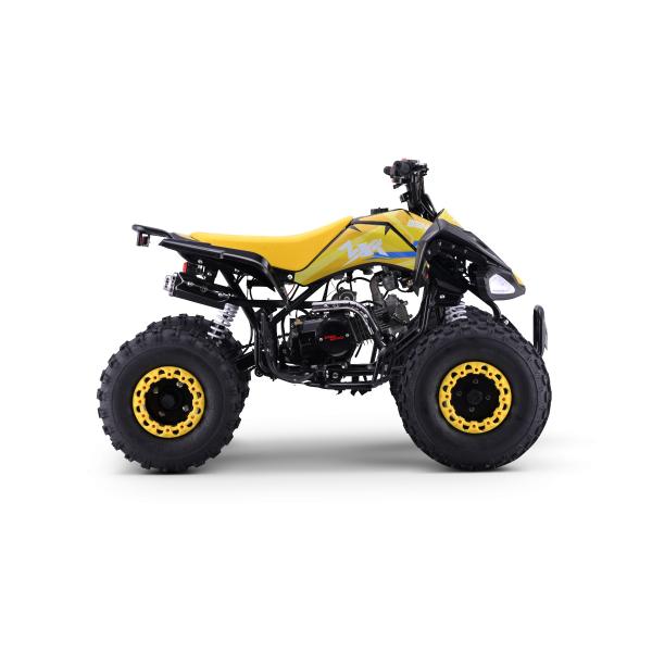 Benzínová čtyřkolka pro děti Beneo Motors ZXT žlutá – 125cm3