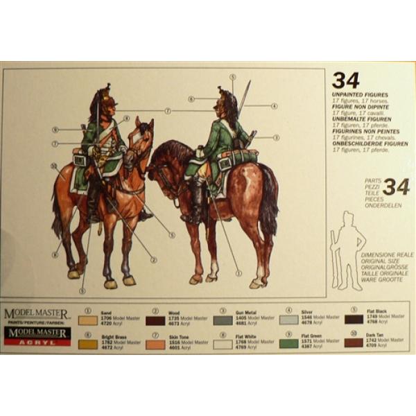 Model Kit figurky 6015 - FRENCH Dragoons (NAP. WARS) (1:72) (obrázek 5)