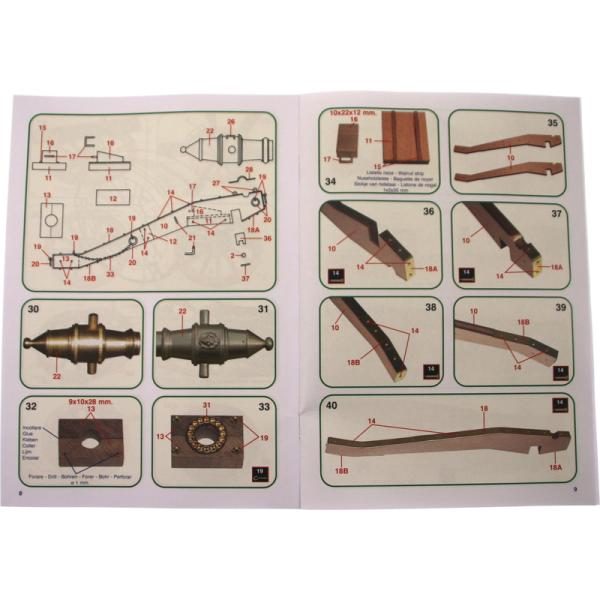 Mantua Model Toskánský kanón 1:17 kit (obrázek 9)