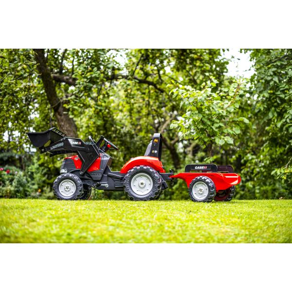 Falk Šlapací traktor 996AM Case IH Puma 240CVX s nakladačem a vlečkou (obrázek 4)