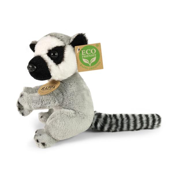 Plyšový lemur sedící 15 cm ECO-FRIENDLY (obrázek 4)