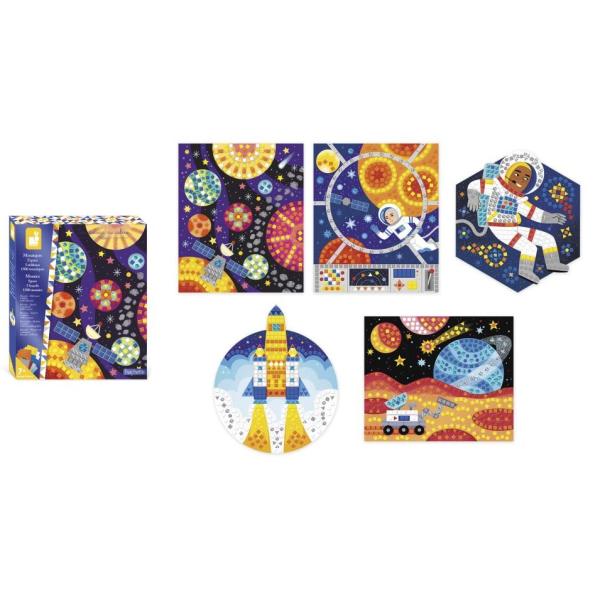 Janod Atelier Sada Maxi Mozaika Vesmír od 7 let (obrázek 3)