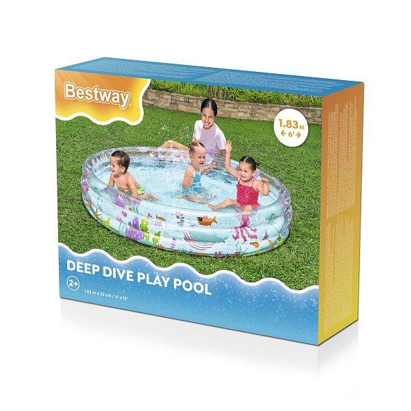 Bestway Nafukovací bazének Deep Dive, průměr 1,83 m, výška 33 cm (obrázek 5)