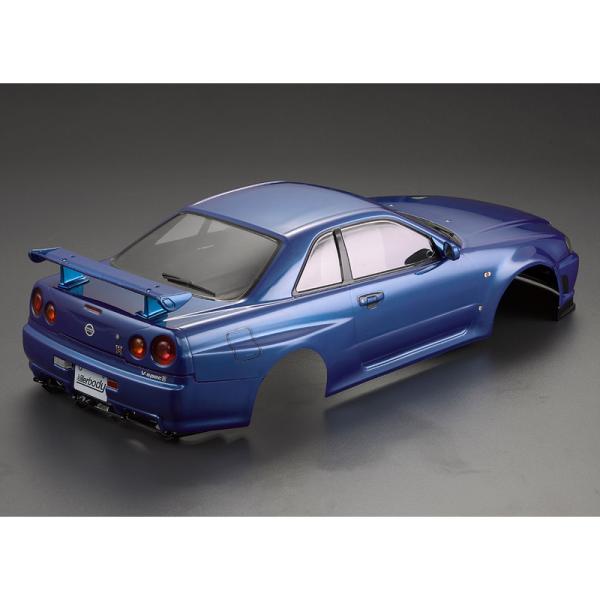 Killerbody carrocería 1:10 Nissan Skyline R34 azul