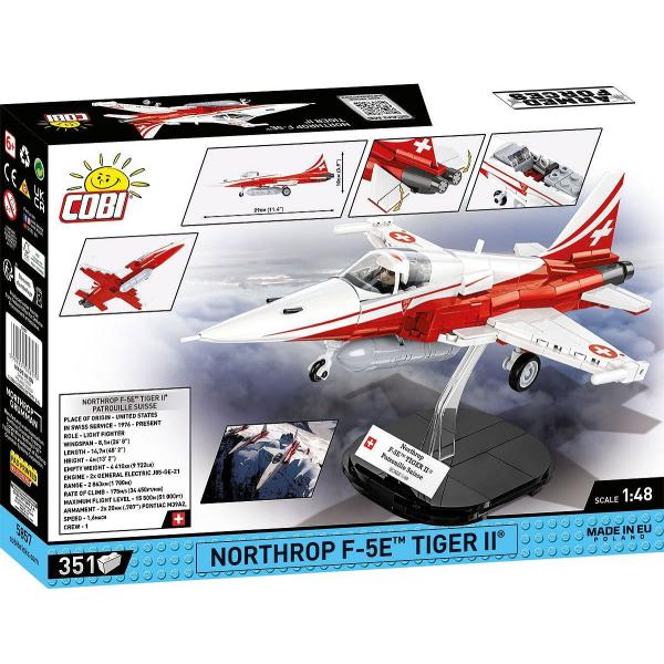 Cobi Northrop F-5E TIGER II Patrouille Suise, 1:48, 320k