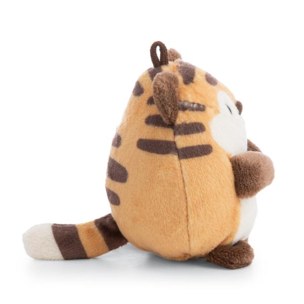 NICI plyš MyMochi Tiger Tiggy 8cm v kostýmu hamburger a okurka, set dárkové balení (obrázek 4)