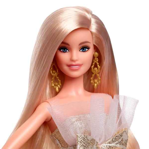 Mattel Barbie Vánoční panenka Signature 2025 Holiday blondýnka (obrázek 5)