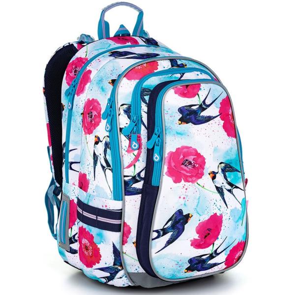 Taška s vlaštovkami a máky Topgal LYNN 22008 -