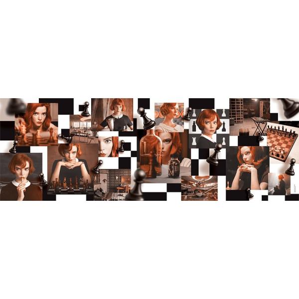 Puzzle 1000 dílků panorama – The Queen’s Gambit