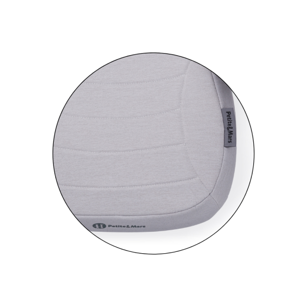 PETITE&MARS Podsedák Zuno Gentle Grey 125 - 150 cm (22-36 kg) (obrázek 8)