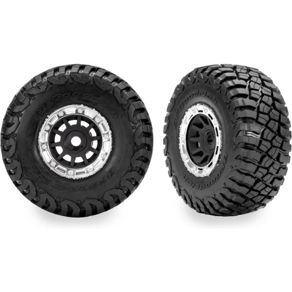 Traxxas koleso 1.4", čierny disk, pneu BFG Mud-Terrain (2)