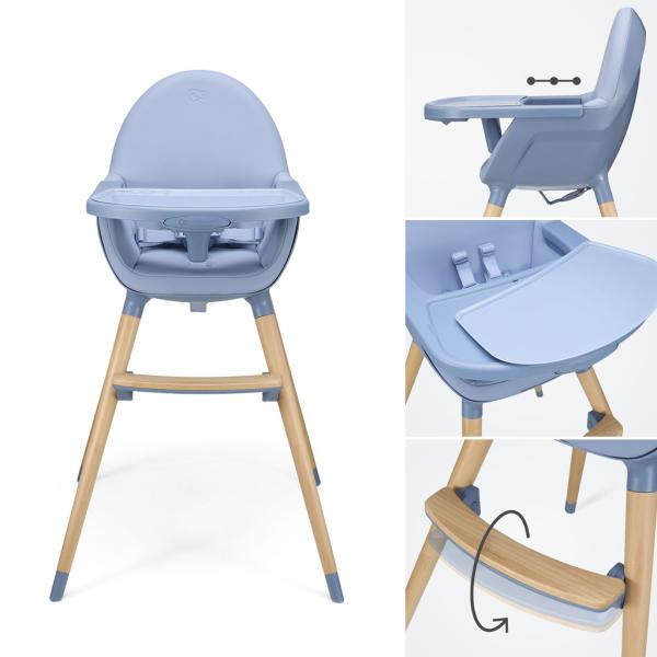 KINDERKRAFT Židlička jídelní FINI2 Nordic Breeze (obrázek 5)
