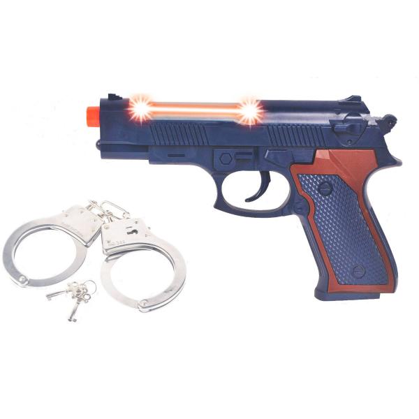 POLICÍA - Pistolas y esposas con sonido