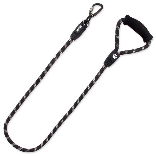Guinzaglio Active Dog Sport L nero 1,3x120 cm