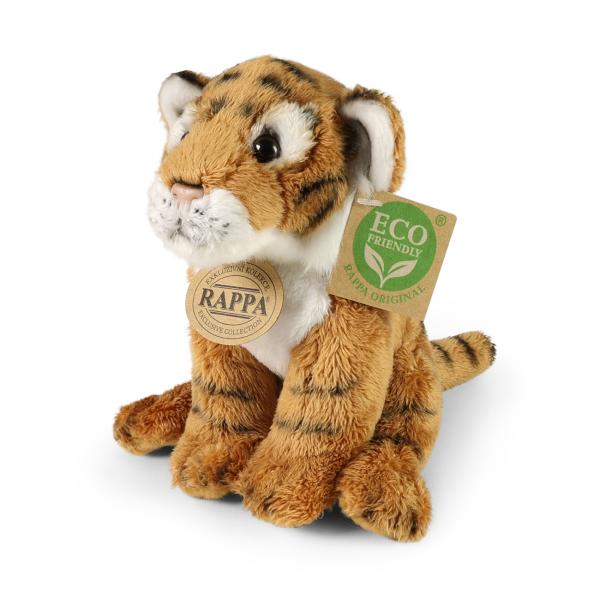 Plyšový tiger sediaci 15 cm ECO-FRIENDLY