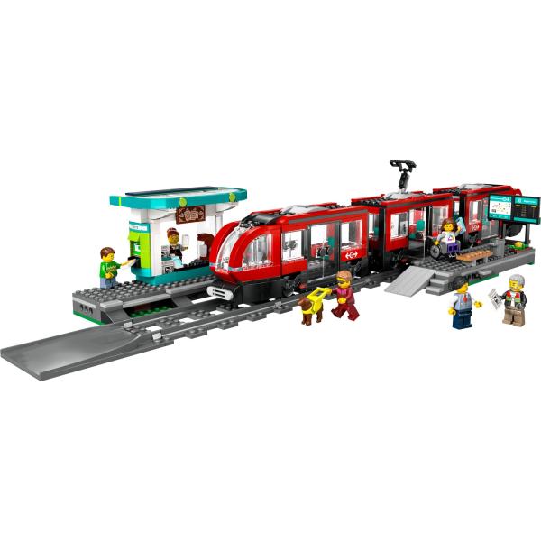 LEGO® City 60423 Električka a zastávka v centru města