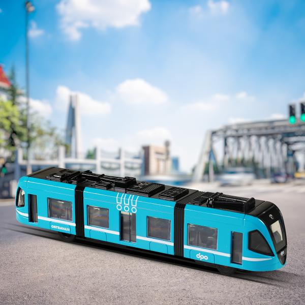 Kovová moderní tramvaj DPO Ostrava 23 cm (obrázek 7)