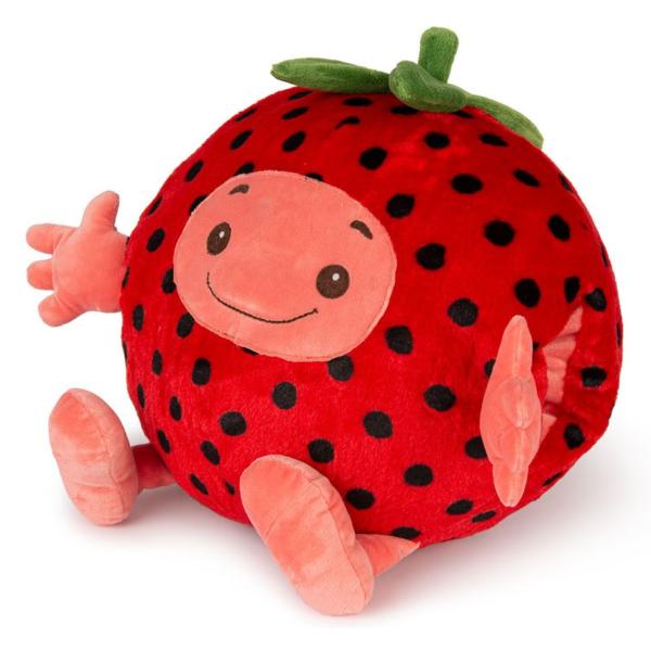 Cozy Noxxiez HW750 Jahoda - hřejivý plyšový polštář 3 v 1