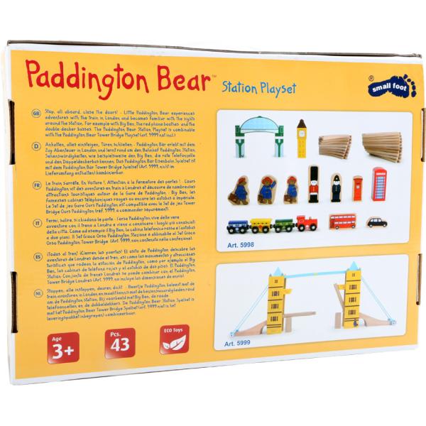 Small Foot Dřevěná vláčkodráha Paddington 43 dílů (obrázek 4)