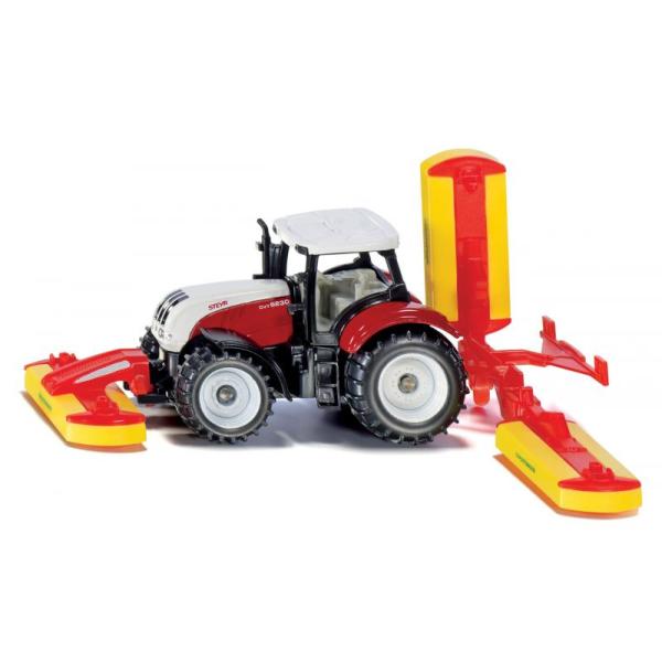 Siku Blister - traktor Steyr se sekacími nástavci