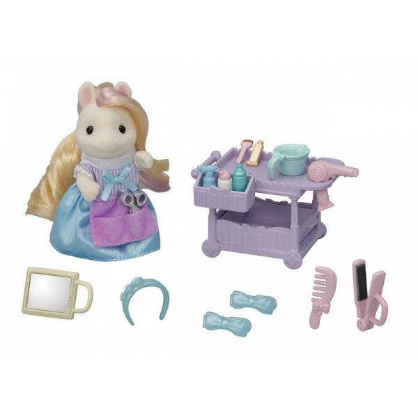 Sylvanian Families Poník s vlasy v kadeřnictví
