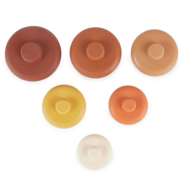 Bieco – Silikonová stohovací věž – Chocolate Bliss