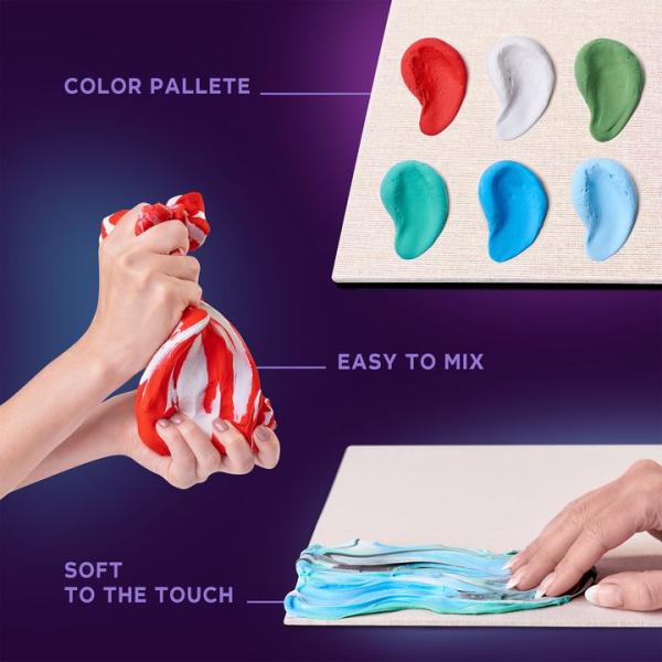 OKTO kreativní 3D sada „Ryby“ 30 x 40 cm