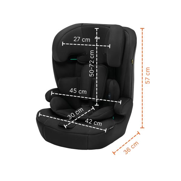 Autosedačka Alfa R129, Black (obrázek 5)