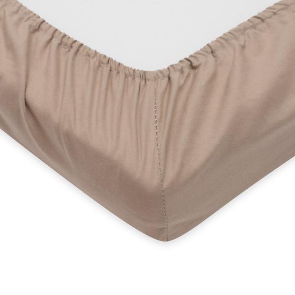 Lenzuolo in cotone per lettino New Baby 120x60 cm cappuccino