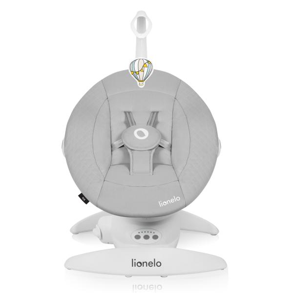 LIONELO Dětské lehátko Iris Grey Concrete, 0m+