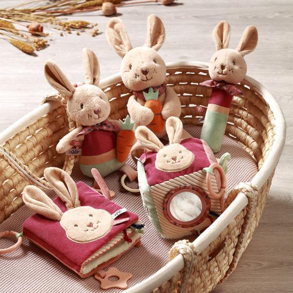BABYONO Hračka hudební na C-kroužku Rabbit Karo 0m+ (obrázek 5)
