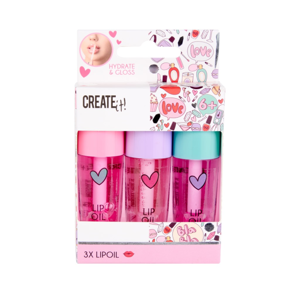 Olej na rty - blister 3 ks