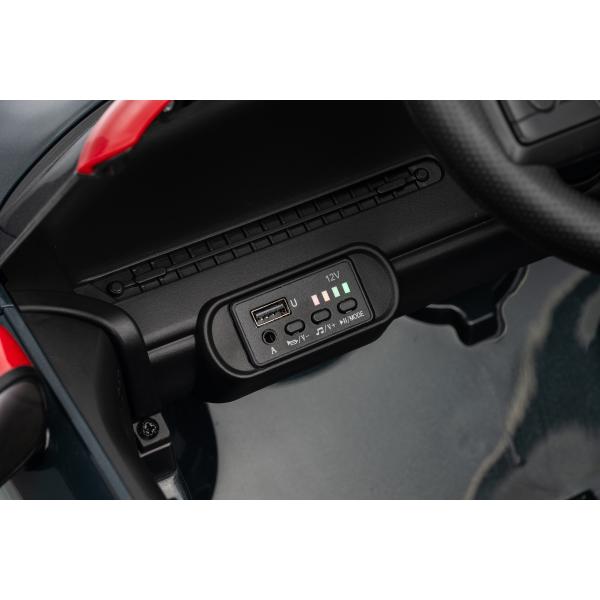 Elektrické autíčko BMW Mini Cooper 12V, zelené, USB Vstup s Bluetooth připojením na MP3 Pr