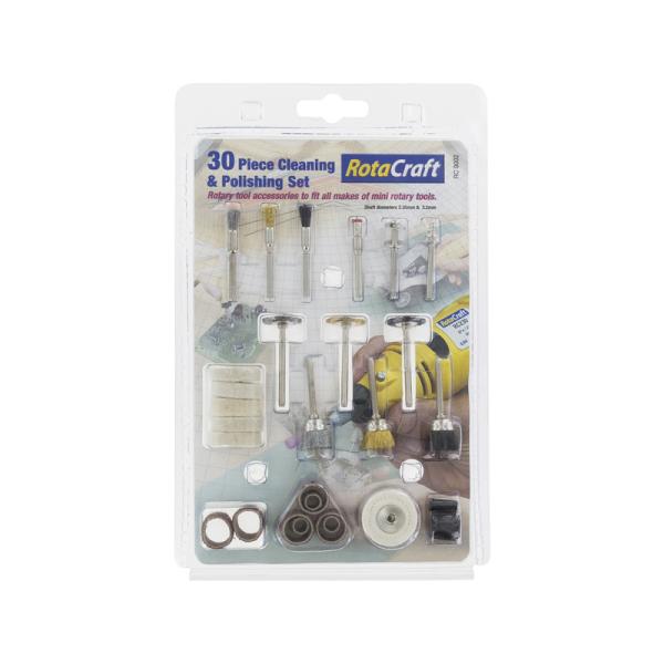 Utensili per lucidatura Rotacraft (set di 30 pezzi)