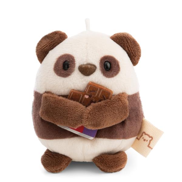 NICI plyš MyMochi Panda Kono 8 cm v kostýmu popcorn s čokoládou, set dárkové bal. (obrázek 3)