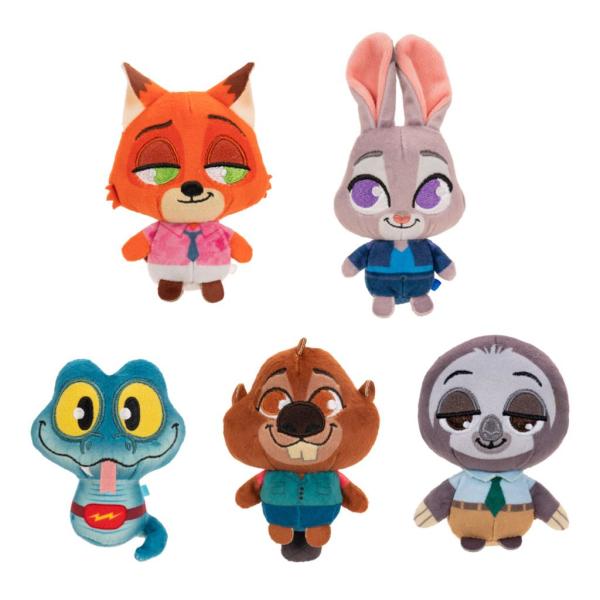Zootropolis plyšák 8 cm - 5Pack