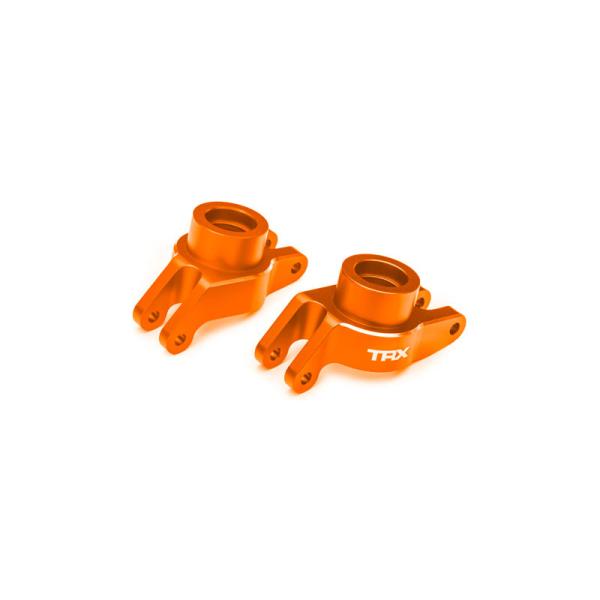 Traxxas těhlice zadná hliníková oranžovo eloxovaná (pár)