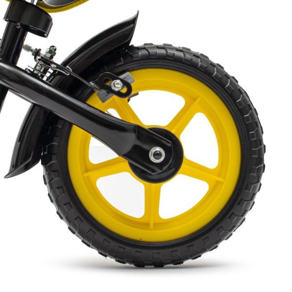 Dětský balanční bicykl s brzdou Baby Mix Traveller černý (obrázek 6)