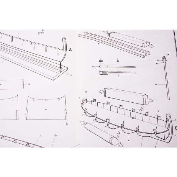 COREL Paranza rybářská loď 1:25 kit (obrázek 10)