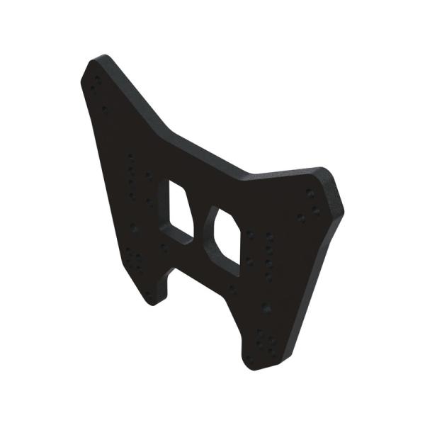 ARRMA- Rear Shock Tower Aluminum Black Torre Posteriore In Alluminio Nero, Multicolore, ARA320687-image