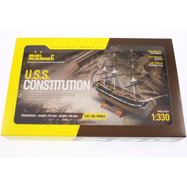 MINI MAMOLI U.S.S. Constitution 1:330 kit