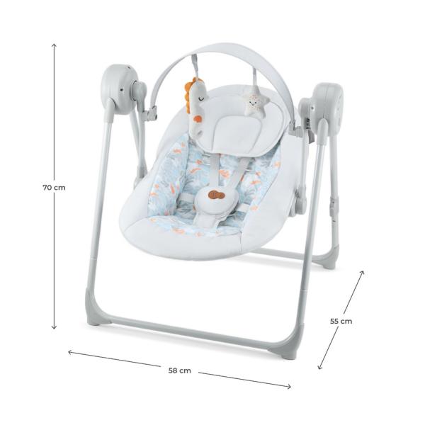 Kinderkraft Houpačka Swingee Grey (obrázek 2)
