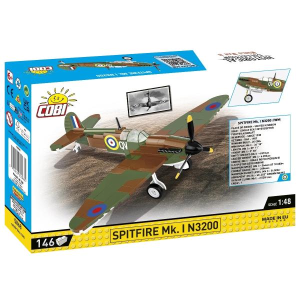 Cobi II WW Supermarine Spitfire Mk. I N3200 (WM), 1:48, 146 k
