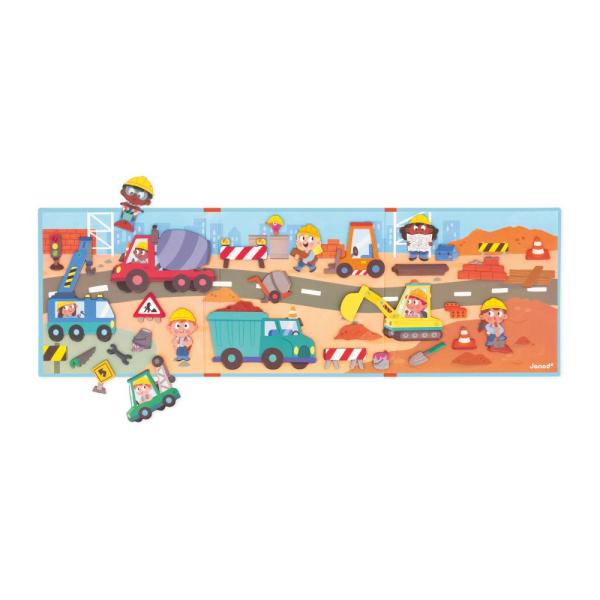 Janod Magnetistories Na stavbě Vytvoř si příběh