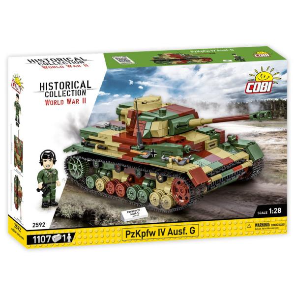 Cobi II WW PzKpfw IV Ausf. G, 1:28, 1107 k, 1 f