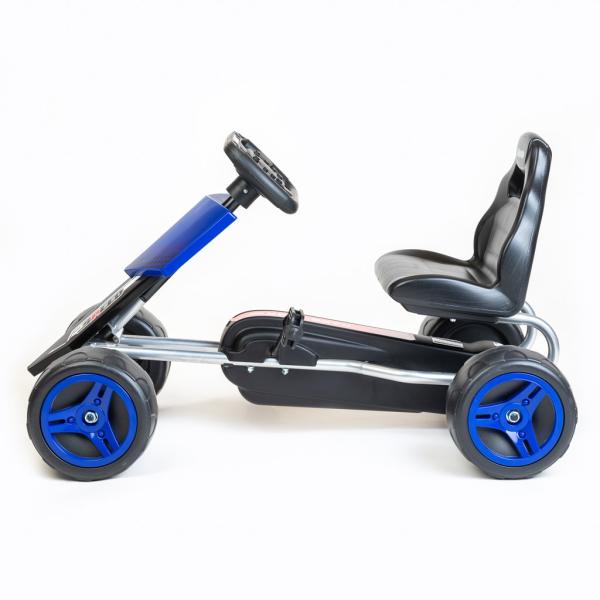 Dětská šlapací motokára Go-kart Baby Mix Speedy modrá