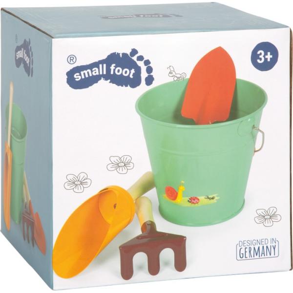 small foot Sada zahradního nářadí s vědrem Tiny Garden (obrázek 3)