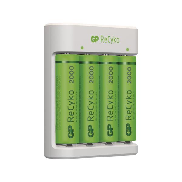GP USB nabíječ Eco E441 + 4AA GP ReCyko 2100