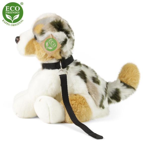 Plyšový pes australský ovčák s vodítkem 28 cm ECO-FRIENDLY (obrázek 3)